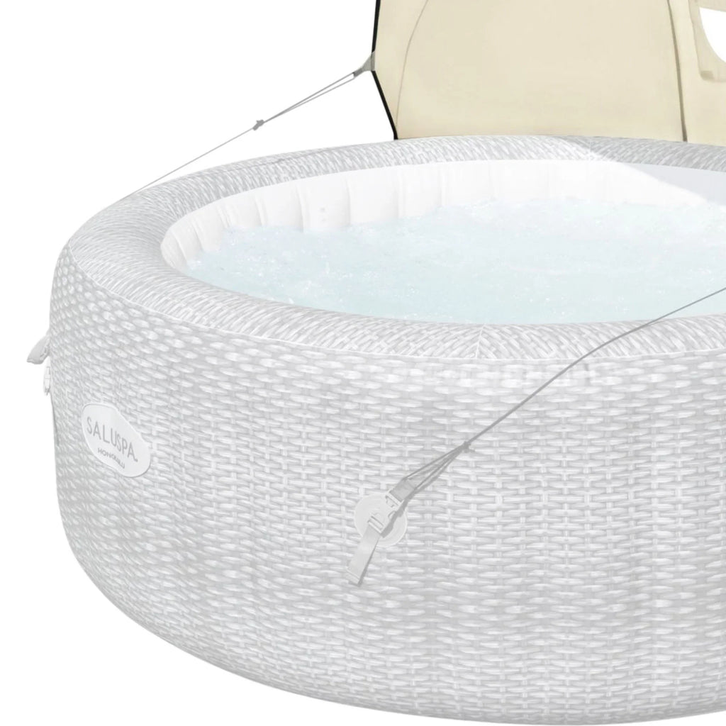 SaluSpa Inflatable Bestway with Canopy Shade Sun SaluSpa Aruba Tub Hot