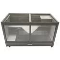 Jumbo Park Rabbit Grey Hutch ECOFLEX® Avenue Habitat-Nantucket Indoor