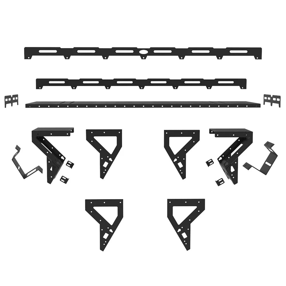 YJ Jeep Spare Wrangler Road JL 1976-2024 Bronco Tire Fit Basket Utility RV Ford Hooke TJ JK