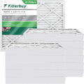 Filters 8 20x25x4 HVAC Filterbuy Pleated AC MERV (12-Pack) Furnace Air