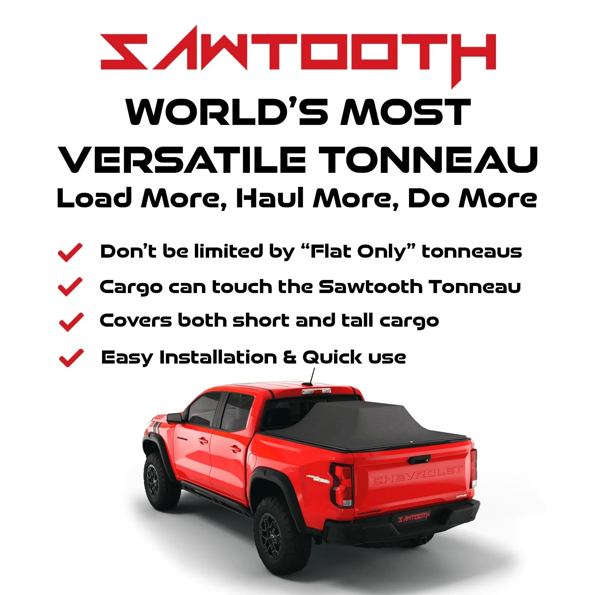 Cover 1500, Sawtooth 3500 Ram Expandable 5'-7" Tonneau with 2500, Bed | Compatible 2019-Present |
