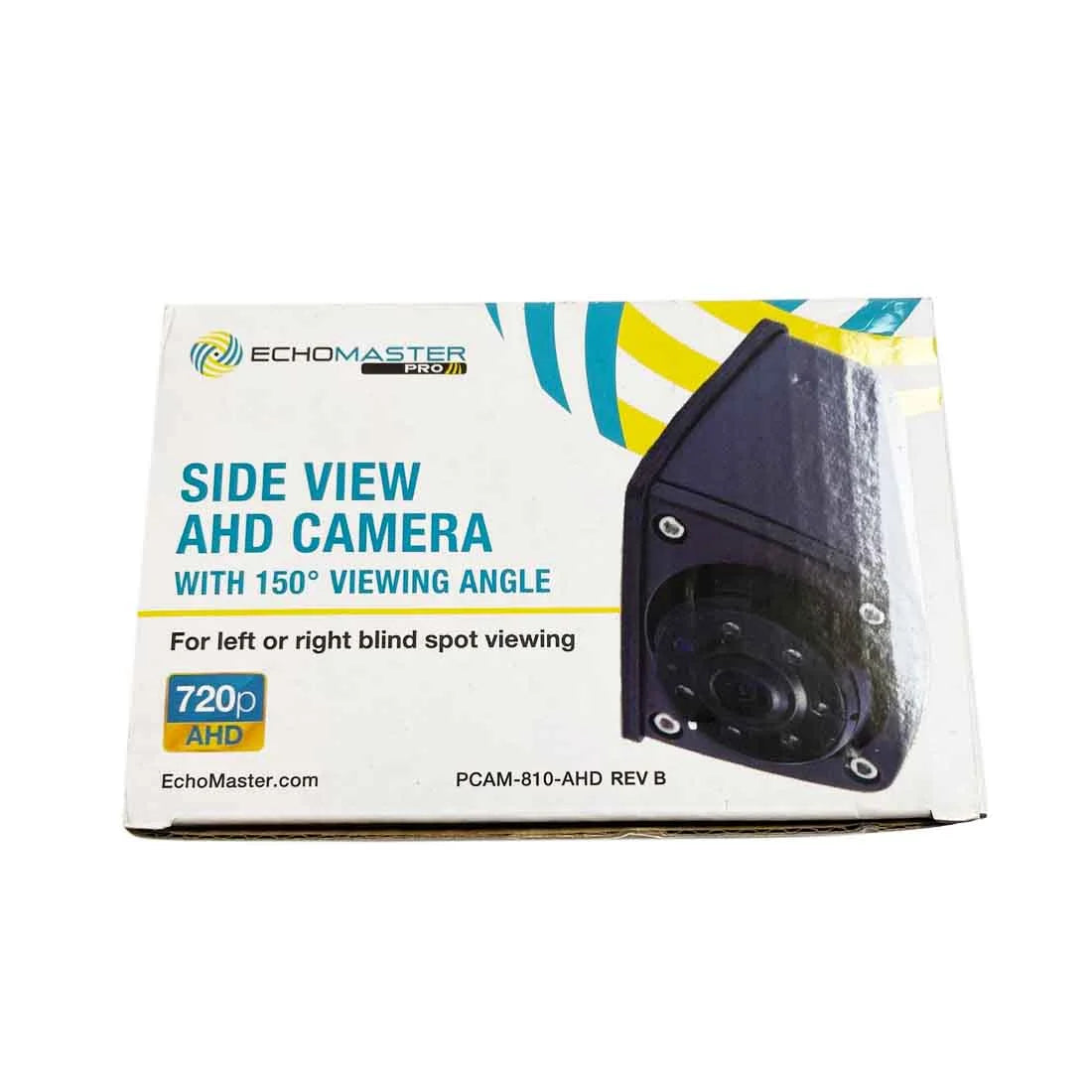 150° Angle EchoMaster B View Viewing REV w/ Camera 720p AHD Side PCAM-810-AHD