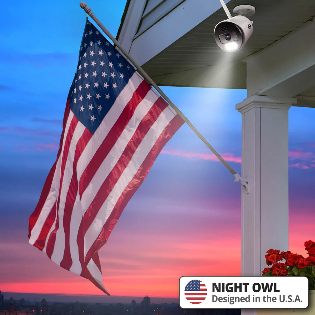Audio with Wi-Fi IP Camera Owl HD 4K 2-Way Night