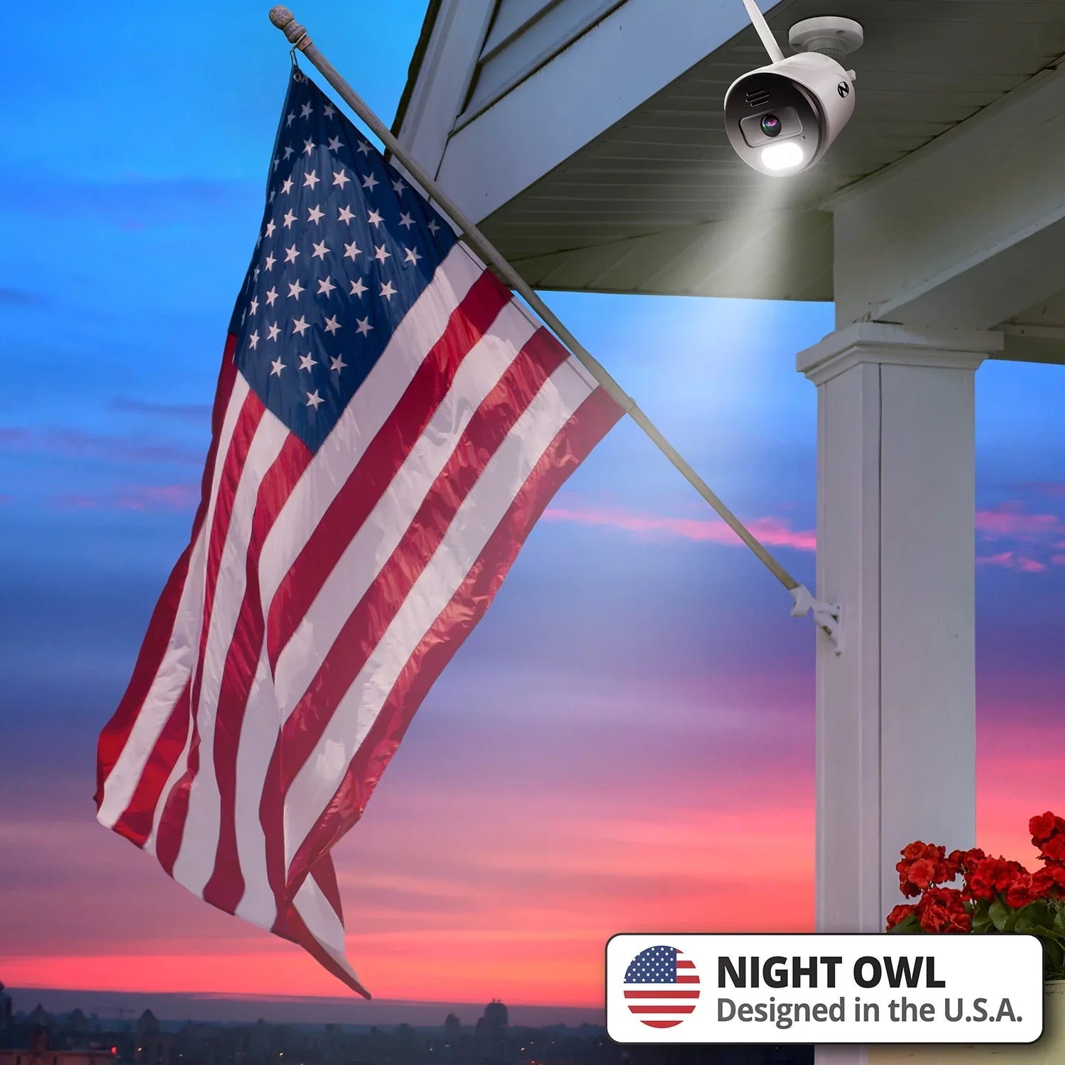 Audio with Wi-Fi IP Camera Owl HD 4K 2-Way Night