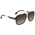Carrera Sunglasses Unisex Plastic 57mm Square Gold Adult Black