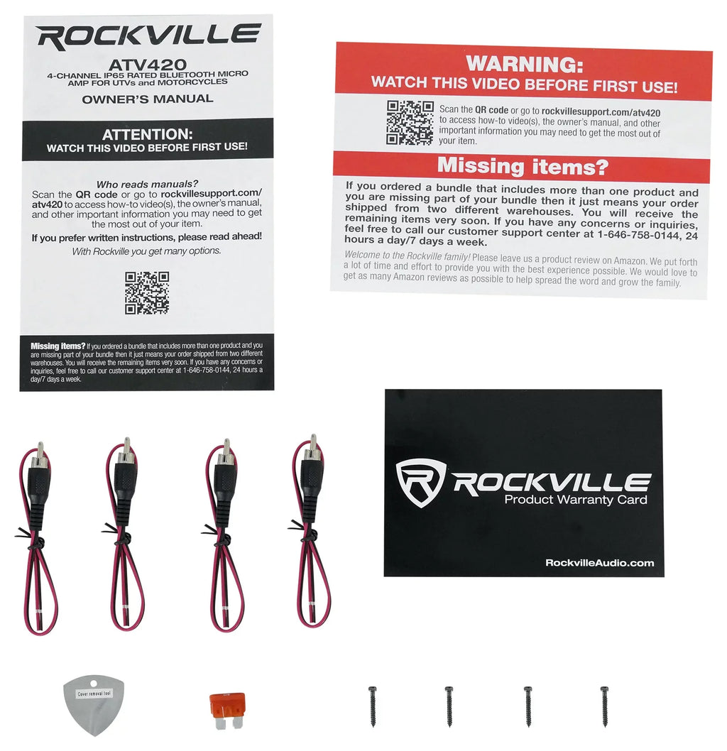 Pods+LED Speakers+Amp Audio RNGR65FE 2018+ Memphis Tower Polaris Pair Ranger For