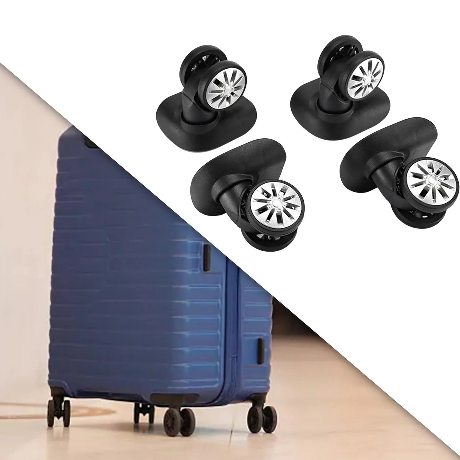 Bag Replacement 4Pcs for Wheels Suitcase Wheels Luggage Caster Trolley Case