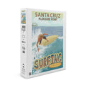Family, inches, Made Point Piece Adults Jigsaw and Scene Premium Santa Cruz, Puzzle Pleasure USA) in (19x27 500 Surfer California, for