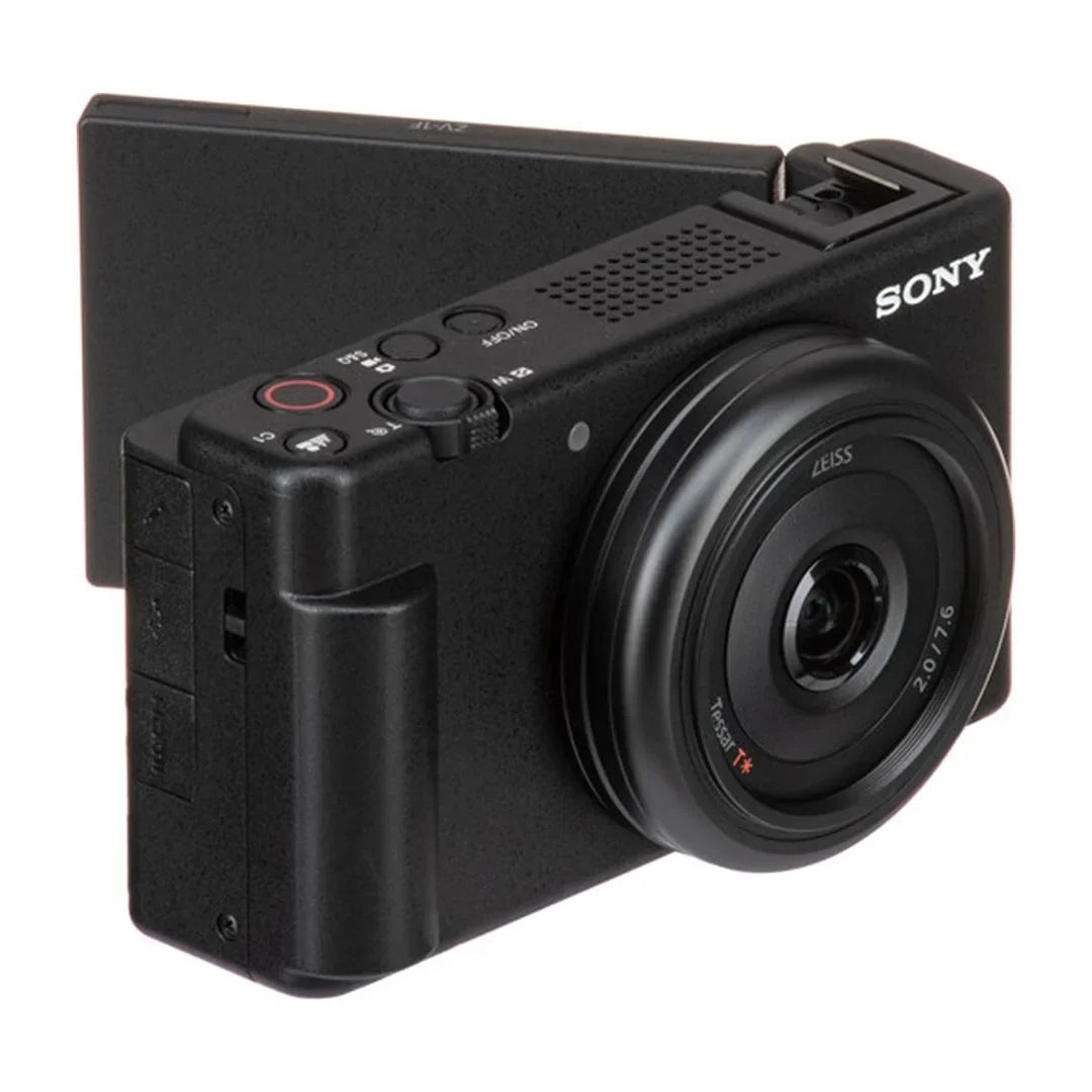 with 128GB Accessory Card Bundle Sony Camera ZeeTech + + SanDisk (Black) ZV-1F Memory Tripod Vlogging