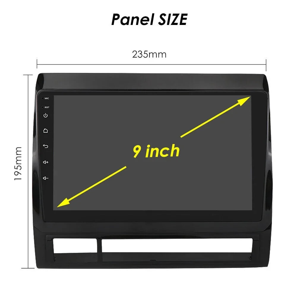 2+32GB 2005-2015 NAVI GPS Fit Radio Stereo Toyota Tacoma Android Car IPS BT 9" 13 1280*720 Carplay