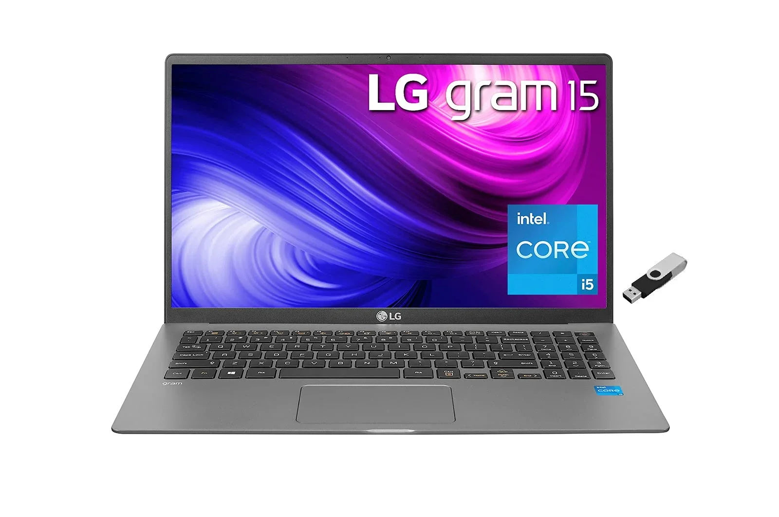 i5-1135G7-16GB RJ-45 Laptop FHD Intel NVMe LG w/RATZK Graphics LPDDR4-1TB 10 - (512x2) 2022 IPS SSD Battery 11th Xe 15.6" Ultralight USB Keyboard - Backlit Iris - Day Win Full Gram - - 32GB