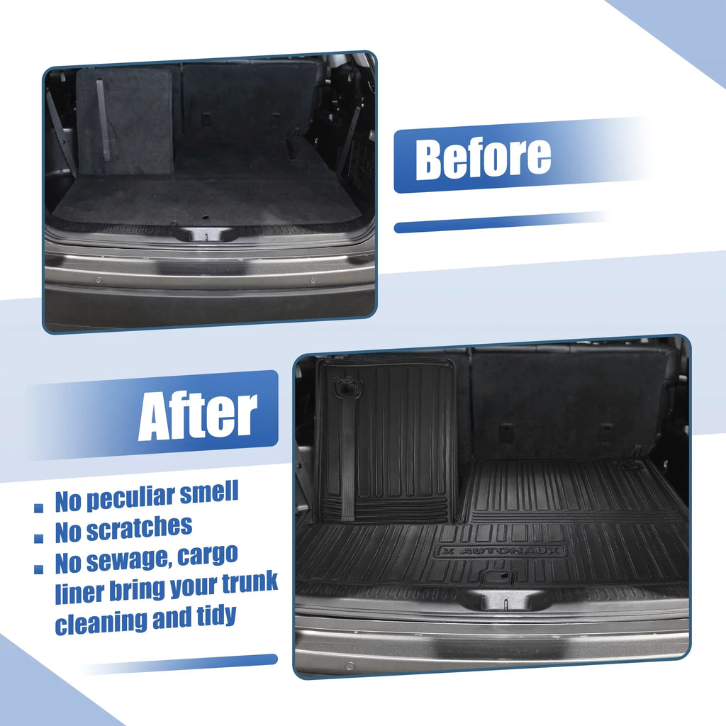 2022 Trunk Toyota Trunk Cargo for Highlander Protector 2021 Tray Cargo Floor Liner 2020 Unique Cargo Waterproof Bargains Mat Rear