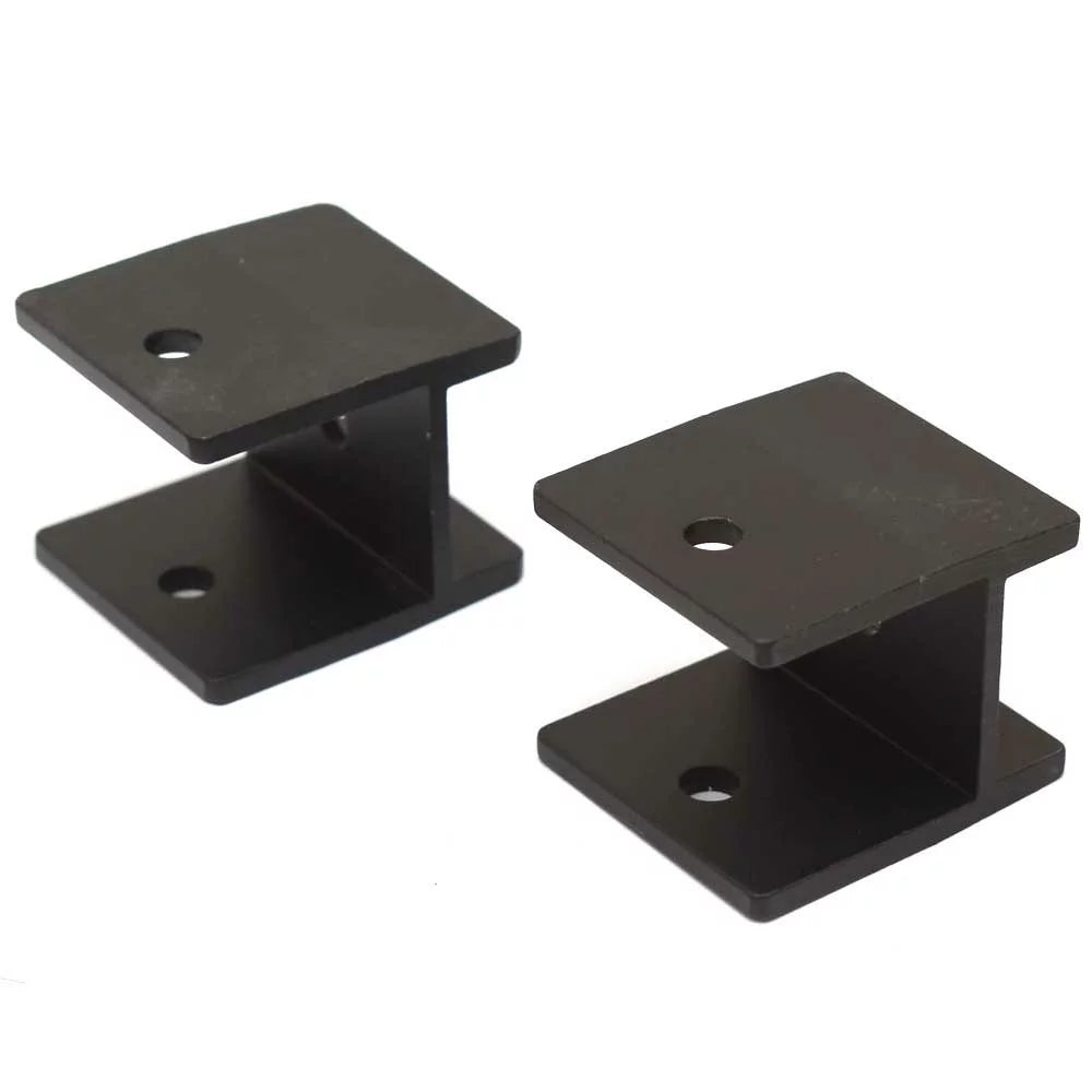 Bimini 99-001523B (Pair) Harbor H-Brackets Boat Misty Black Aluminum |