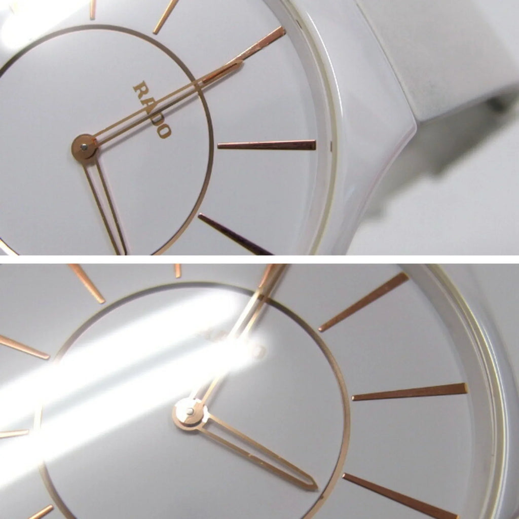 Pre-Owned Watch Quartz (Good) Thinline Men's True R27957109 White Rado