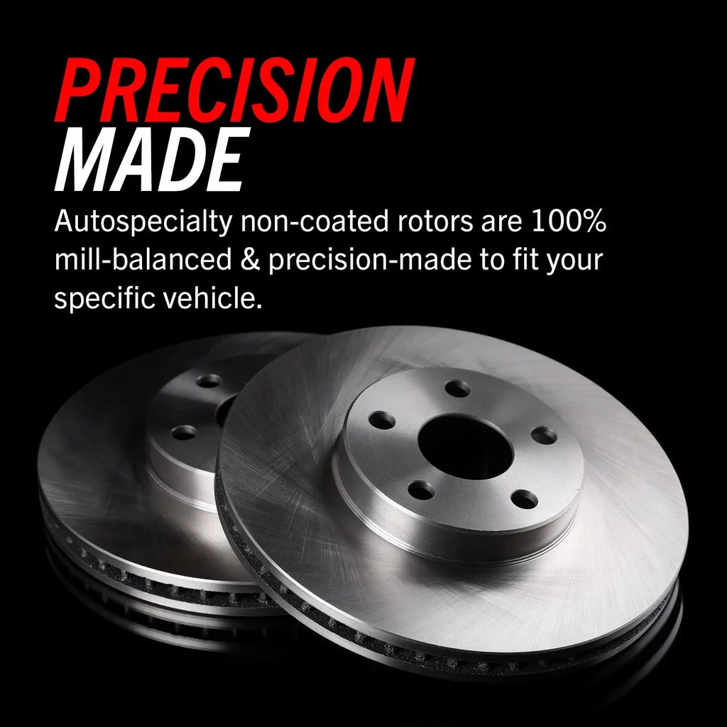 Fits Rotor Stop and Stock Front KOE8359 Sentra Nissan and Power Replacement Rear 2019 Pad Brake Kit