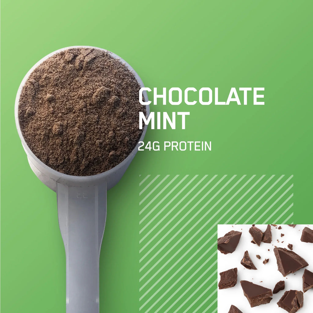 Protein Powder, 100% Nutrition, 4.94 Whey Standard Mint, Servings lb, Gold 70 Optimum Chocolate