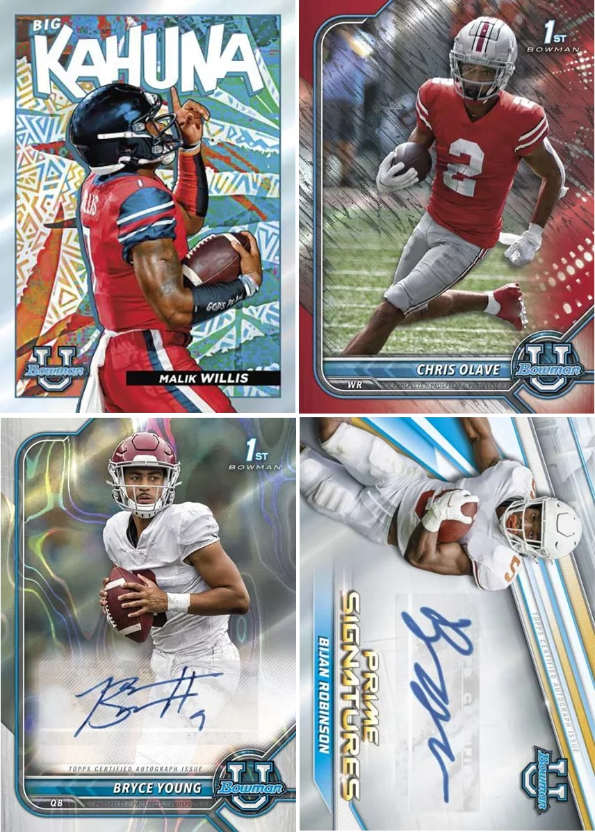 Topps Cards Trading 2022 Blaster Football University Box Bowman