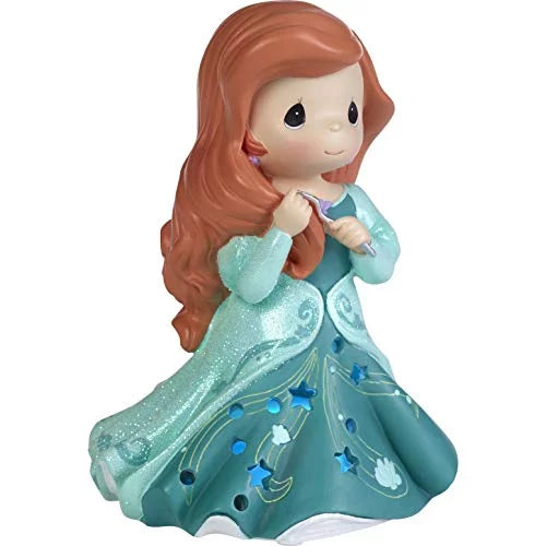 Precious Princess #192111 Cutout LED Disney Ariel Figurine Moments Dress Musical