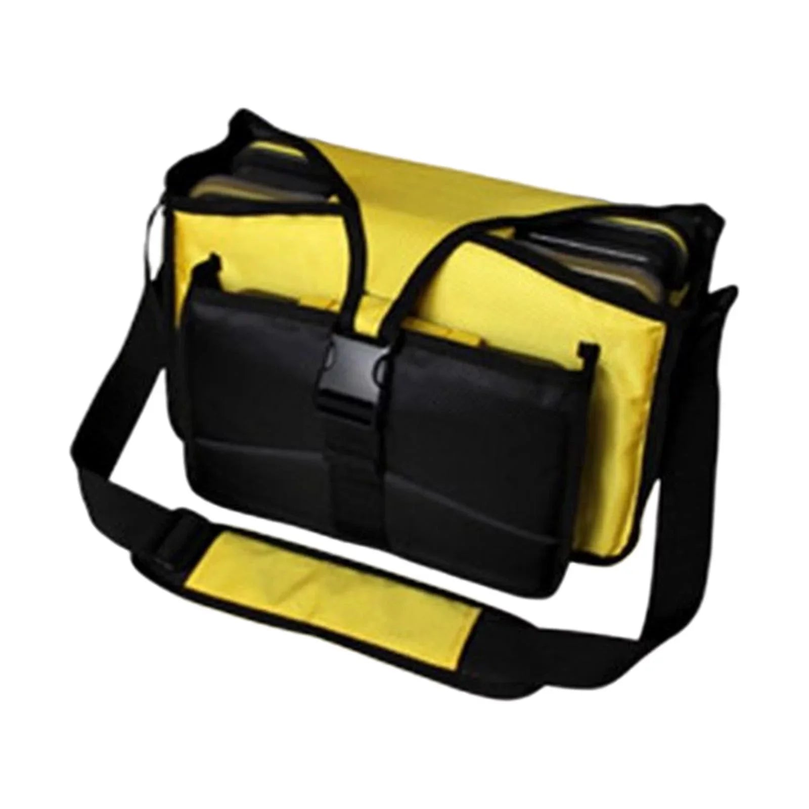 fishing Sea Bag Yellow Bag Tackle Pockets Organizer Fishing Shoulder Case Bag Fishing Hiking Travel for Handbag Tackle Oxford Multiple lures Box