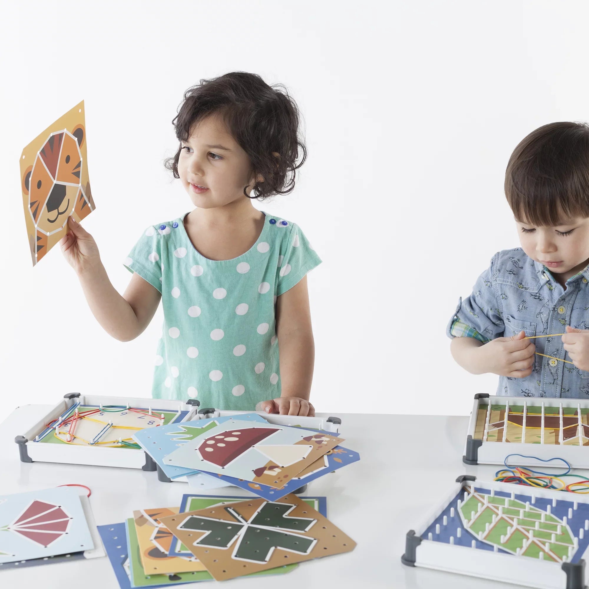 Geo Multicolour Skill Boards, Guidecraft Set Action &