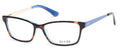 55MM Dark GU2538-F Eyeglasses Havana 052 GUESS