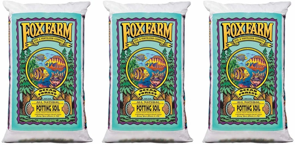 ft of Potting Soil, FoxFarm cu 1.5 Forest Ocean 3) (Pack