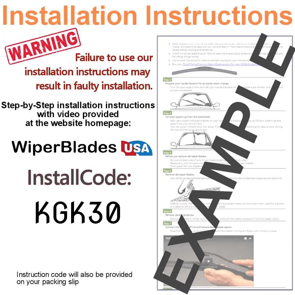 Wiper Sport Hyundai 3) Fe 2018 Santa Wiper of Blades with w/Rear compatible (Set