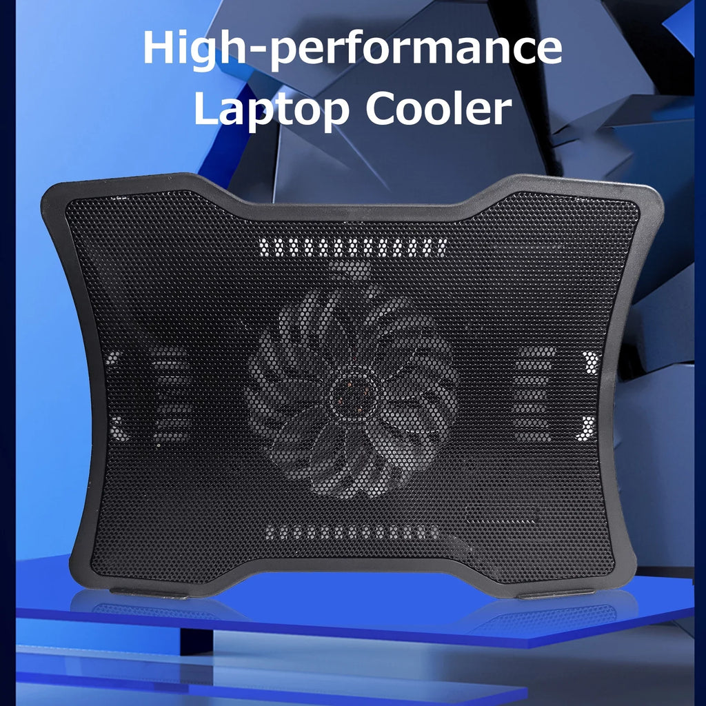 Design Low Fan USB Laptops Cooling Single Arealer Two Support Laptop 14 Below Portable inch Laptop Ports Base Noise Cooler