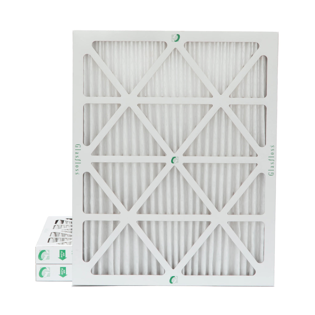 x 3 Filters 13 x Air Inch of Actual 18x24x2 Pleated Glasfloss. by 17-1/2 23-1/2 1-3/4 2" Pack Size: MERV