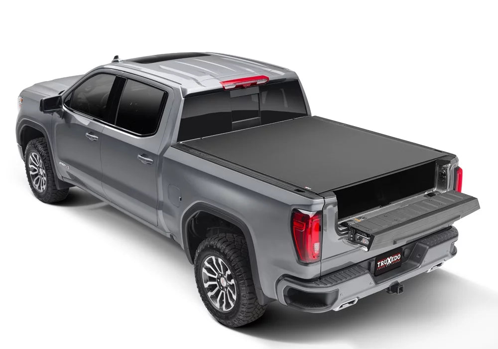 | Cover (79.4") Up 2019 TruXedo Compatible 7" 6' - Chevy/GMC Pro Bed | Roll 2023 Bed X15 tailgate works 1472601 Silverado/Sierra, with Tonneau Soft MultiPro/Flex w/ Truck