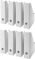 Storage Holder-Folder Cardboard Organizer,Document Box Magazine White (24) File Organizer,Magazine Magazine Holder Holder,Magazine