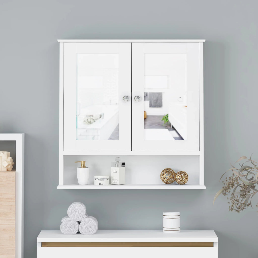 Matte Cabinet Mirrors, Blaze Door 2 Medicine Modern with White House Noble
