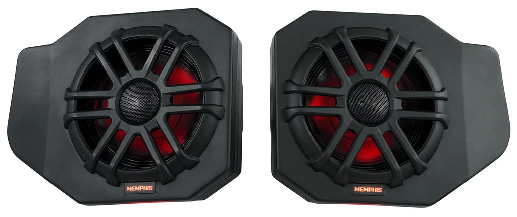 Pods+LED Speakers+Amp Audio RNGR65FE 2018+ Memphis Tower Polaris Pair Ranger For