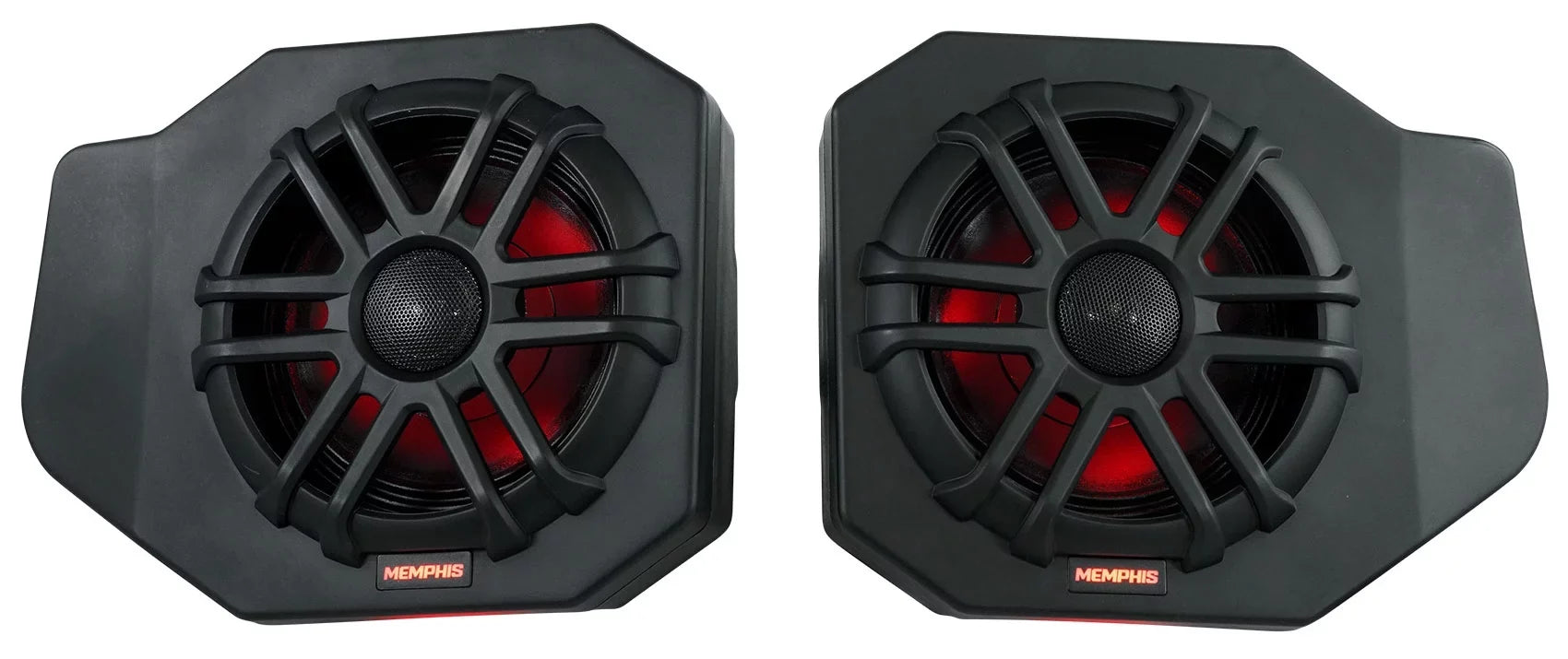 Pods+LED Speakers+Amp Audio RNGR65FE 2018+ Memphis Tower Polaris Pair Ranger For