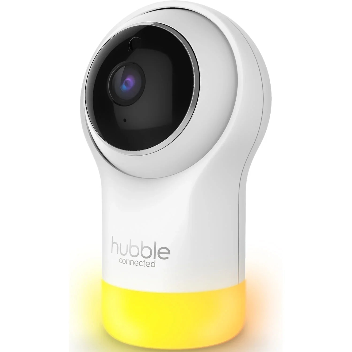 2 HD Connected White Grip with Pal Twin Glow+ in Hubble Cameras, Hubble Nursery Color and Screen,