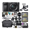 Camera ILCE6400L/B Holiday Digital Sony (Black) with Bundle Mirrorless 16-50mm