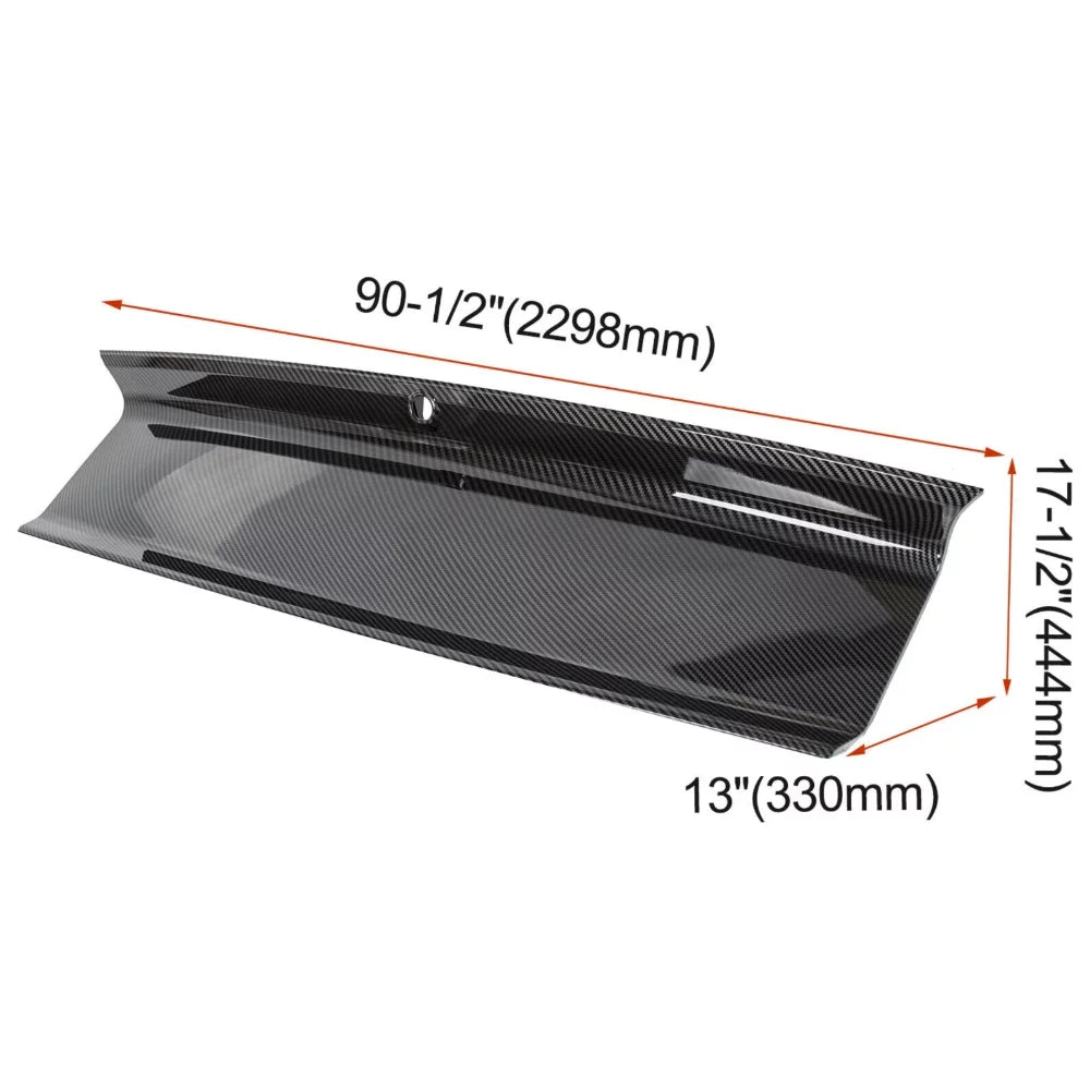 Carbon Cover Decklid Trunk Rear Ford Print Mustang Panel Gt 2015-2021 For Fiber