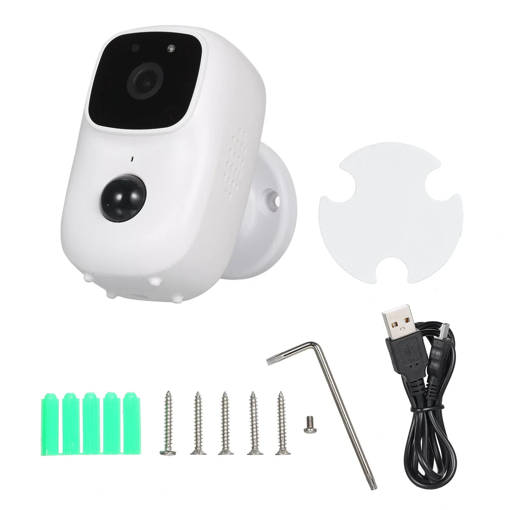 with Detection , Rechargeable Speaker Battery , WiFi Mic Home , with IR IndoorOutdoor Powered Motion Wireless and