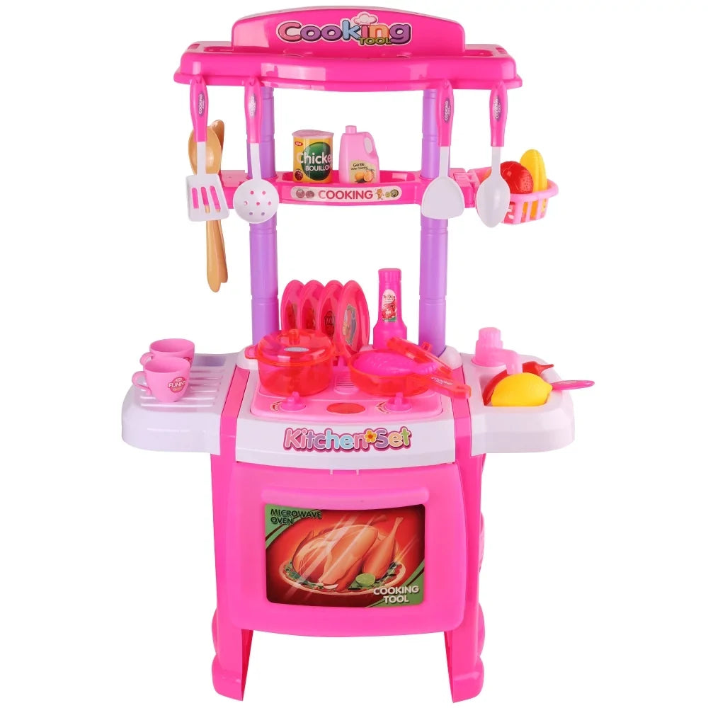 Pans and Pots Cooking with Play Chef's Utensils, Little Food, Kitchen Set Cups, Pretend