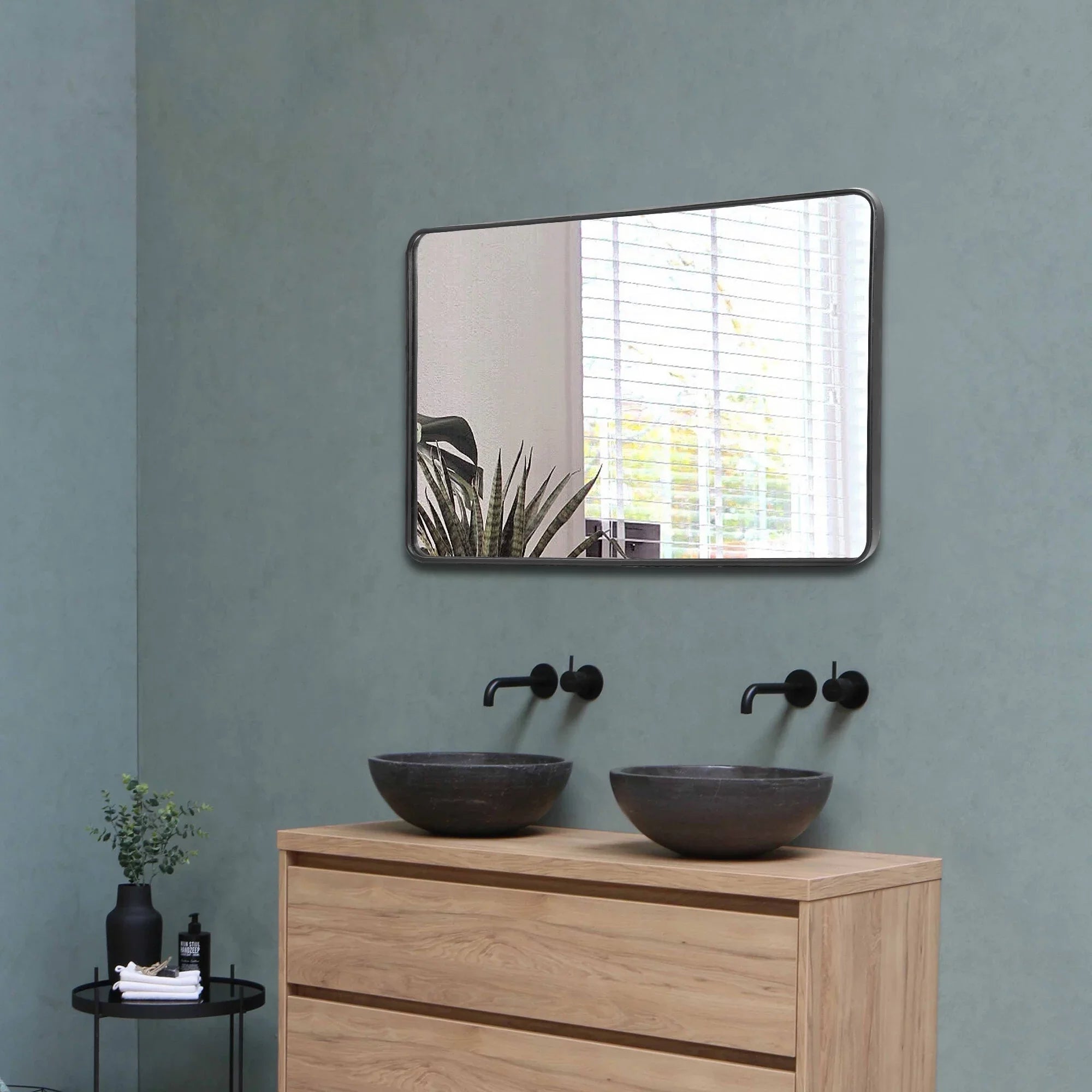SuperDeal Wall Bathroom Make-up Rectangular inch 36 Imaging Mirror HD Dresser