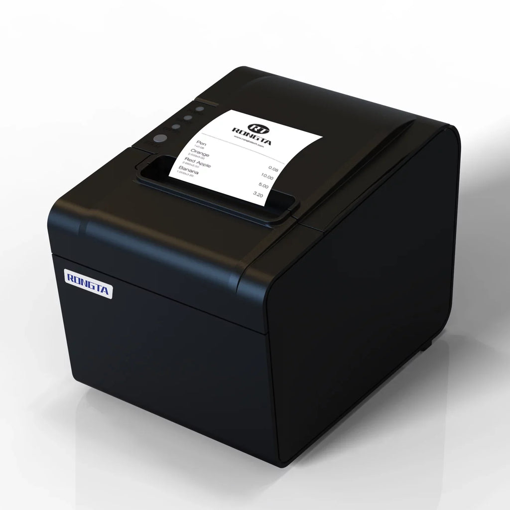 Printer, Auto Receipt Printer Drawer,USB Cash Printer, Kitchen Support with RONGTA USB Interface Optional (RP326) 80mm Cutter POS Ethernet Thermal for Restaurant Windows/Mac/Linux Serial