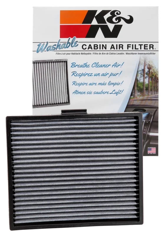 Air Hyundai & Cleans Cabin Reusable Washable and Air Filter Kia, Incoming your K&N VF2014 Freshens for