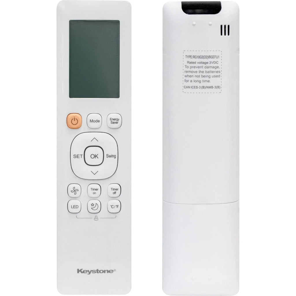 Control 8,000 Air Window BTU with Mounted Inverter Remote Keystone Conditioner