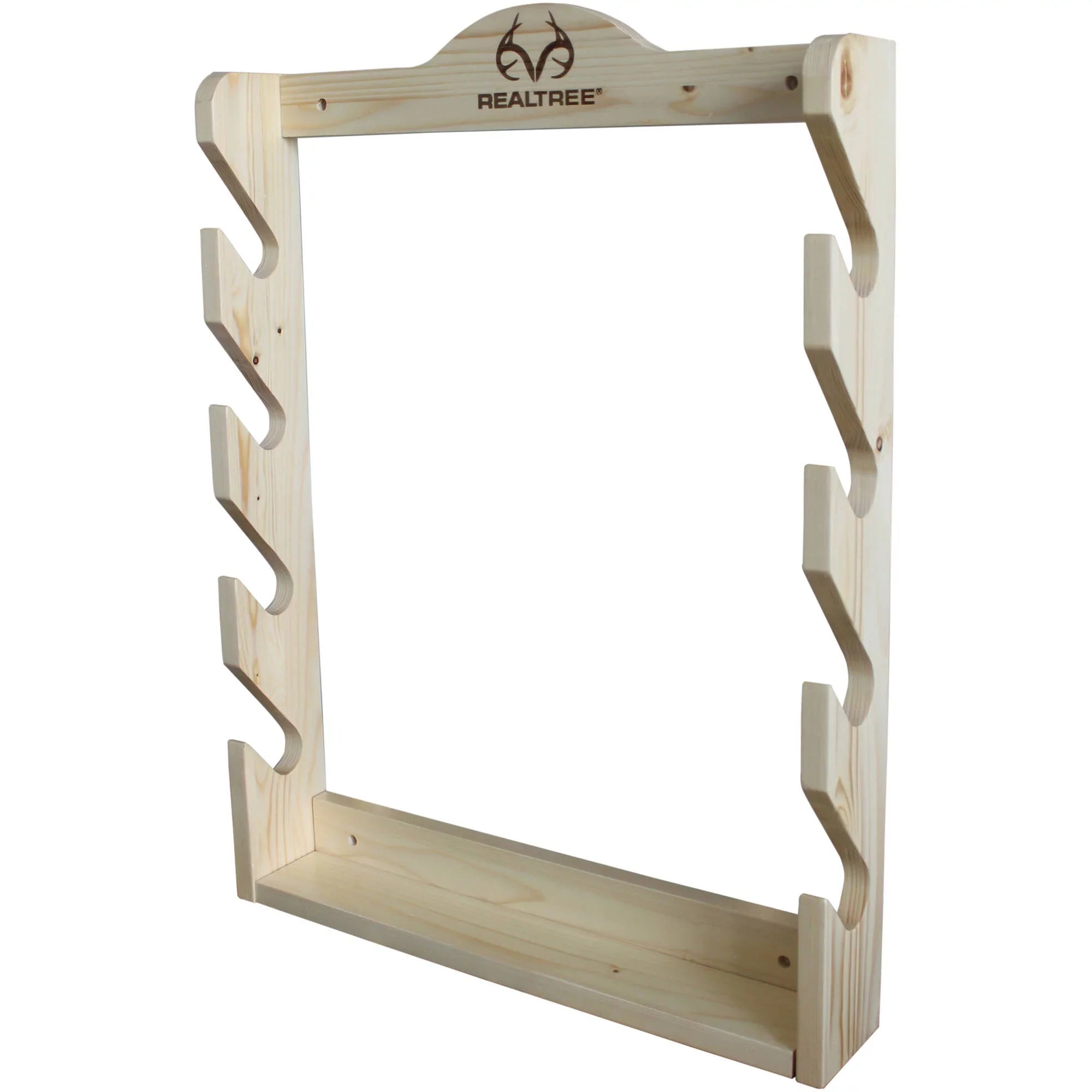 '- with - Rush Rack Realtree Creek Handcrafted Wall Creations Gun Durable Pine Hardware Hidden Solid 4