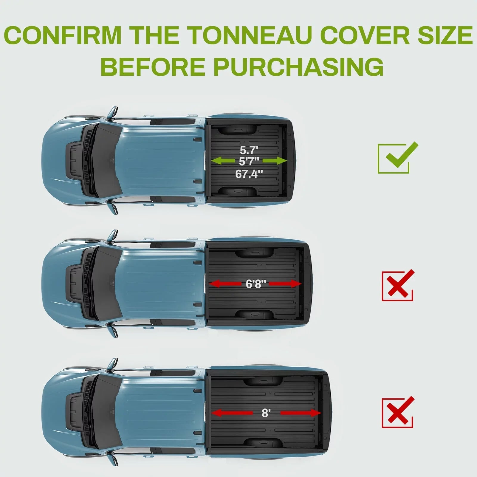 Rambox 5.7ft 1500 Ram Truck Tonneau Without 09-23 Bed Tri-fold Cover for Dodge Soft Ledkingdomus