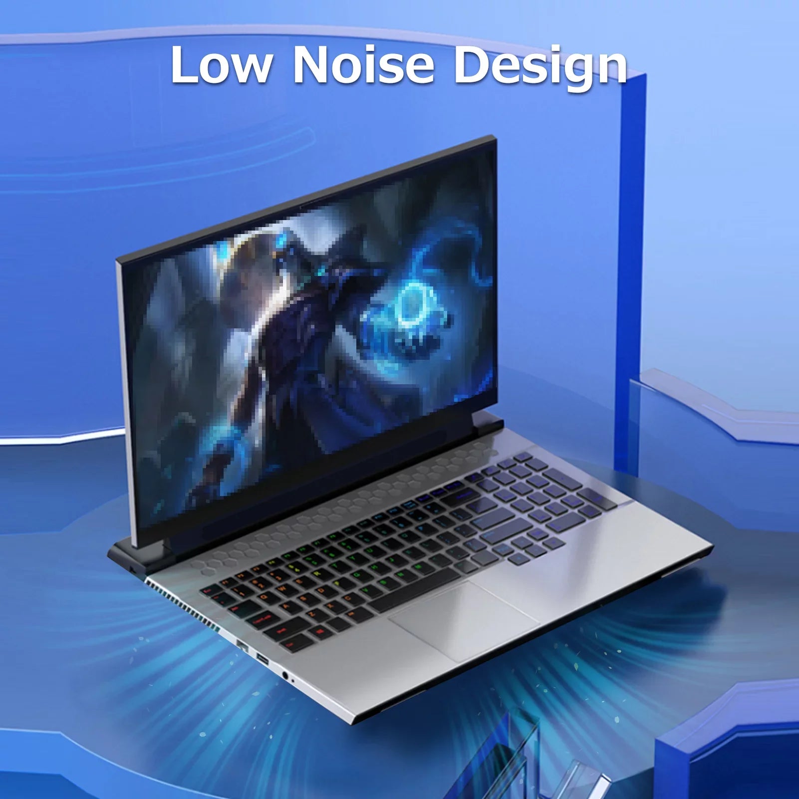 Design Low Fan USB Laptops Cooling Single Arealer Two Support Laptop 14 Below Portable inch Laptop Ports Base Noise Cooler
