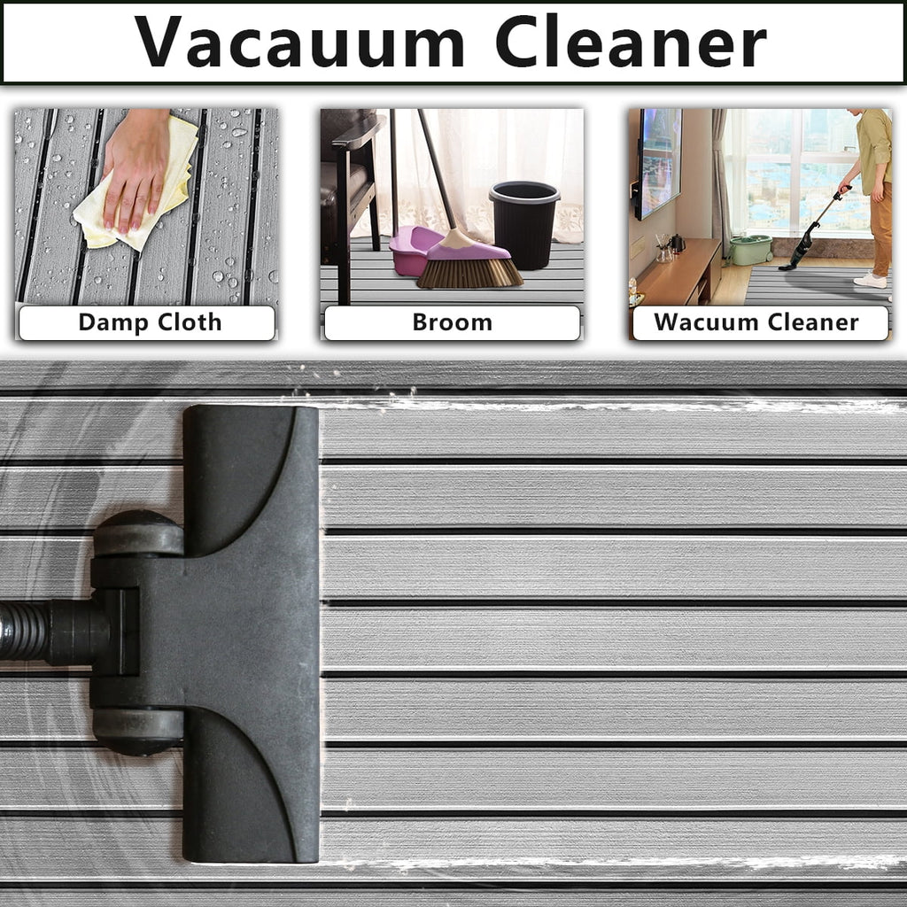 Boat Sea Foam RV 94"x HJDECK Self-Adhesive Deck for Non-Skid Yacht Faux Sheet/Carpet Teak Boat Decking 35" Flooring Marine Fits Pad EVA Mats/Decking
