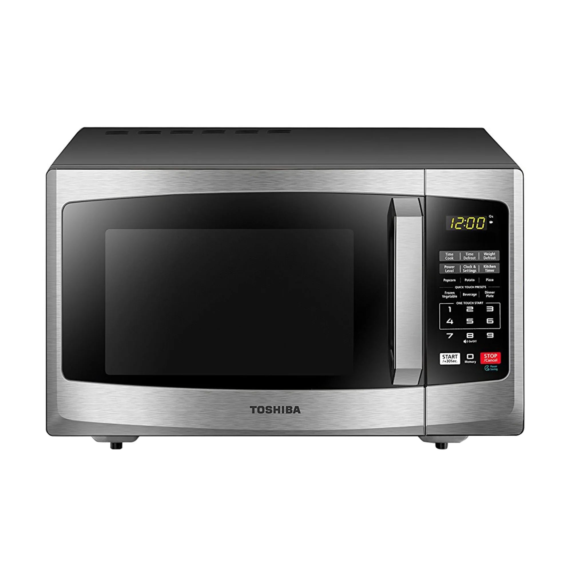 Toshiba ML2-EM25PAESS Stainless Ft. Steel Microwave, Cu. 0.9