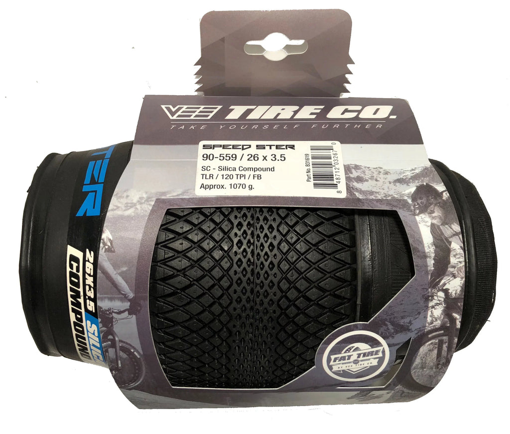 Speedster Compound 26x3.5 Tire 90-559 Silica Tire Vee Folding Bead Fat