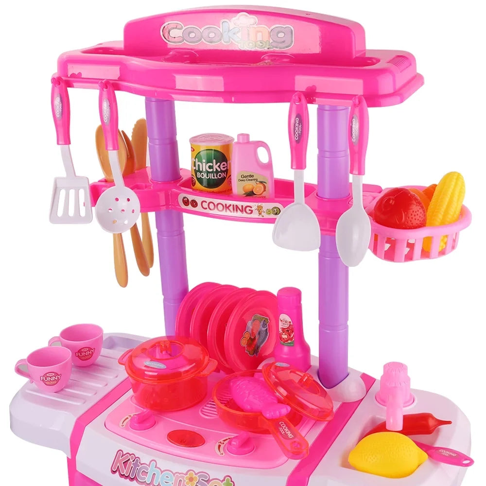 Pans and Pots Cooking with Play Chef's Utensils, Little Food, Kitchen Set Cups, Pretend